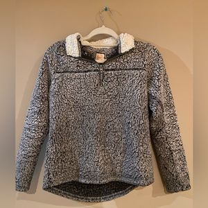 Sherpa half zip up